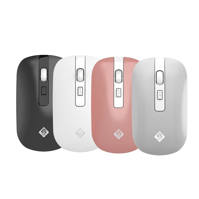 4D充電式雙模無線滑鼠(黑)