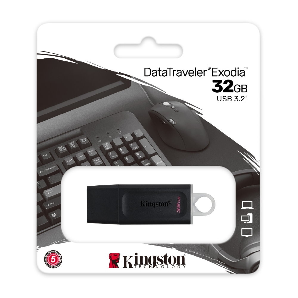 【Kingston】金士頓 32GB 隨身碟 DataTraveler Exodia USB 3.2 