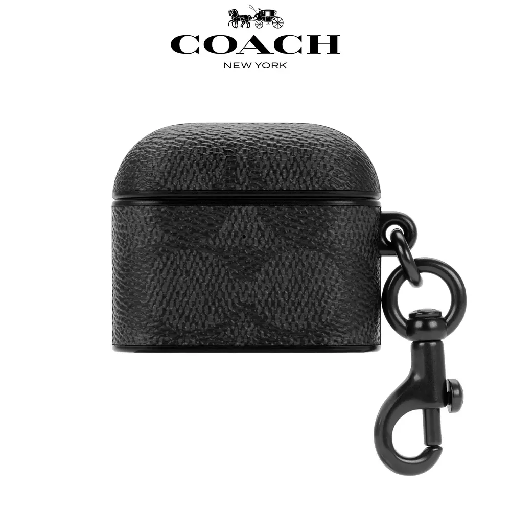 【COACH】 AirPods 3 保護套-經典黑