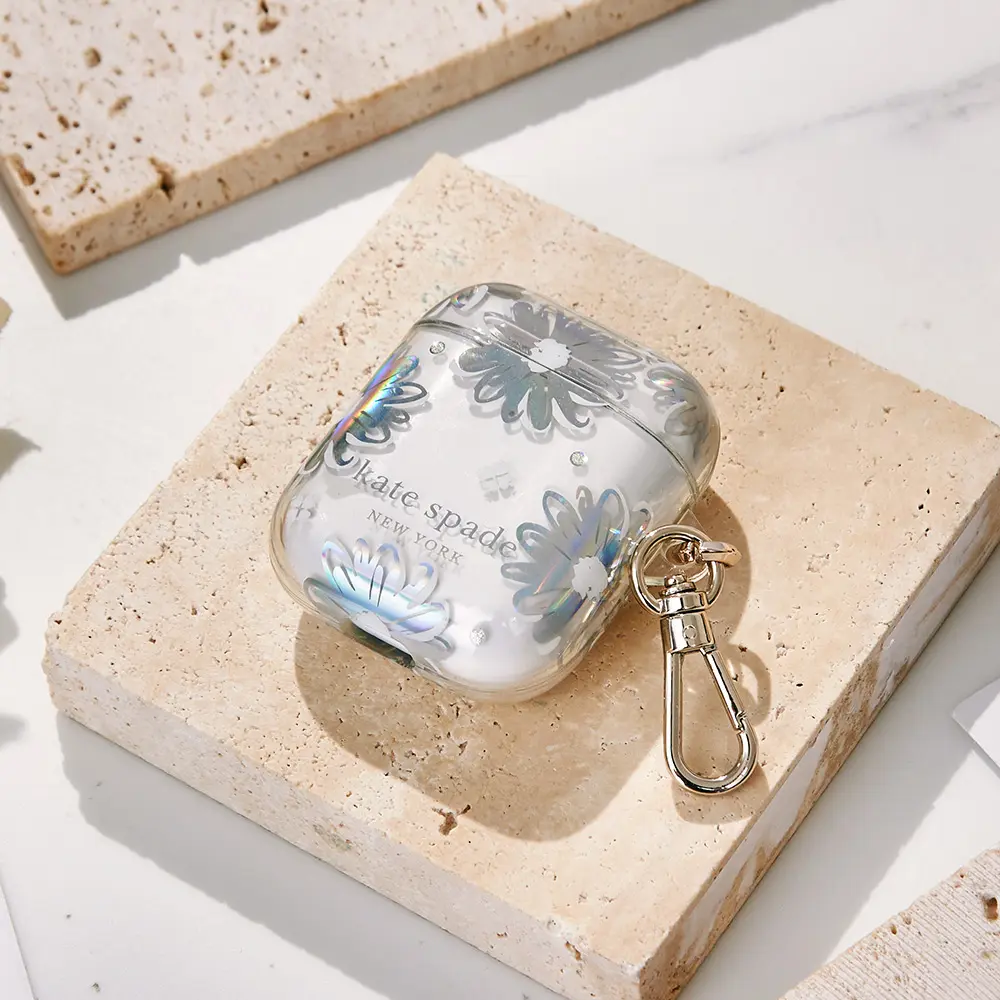 KSAP-001-DSYIR Kate Spade AirPods 1/2代保護套-幻彩雛菊