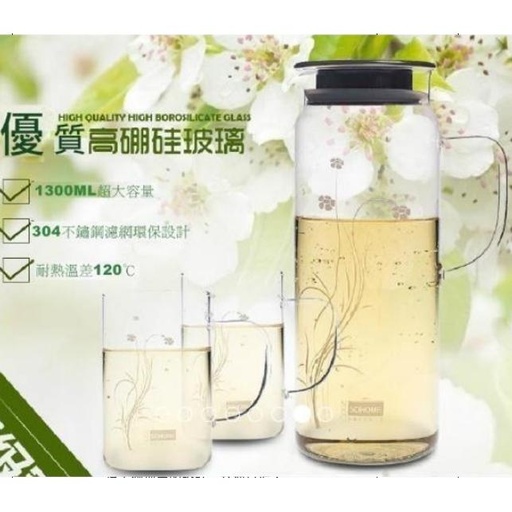 [GR109-K] <so.home> 卡佛冷熱水壺三件套（印花）