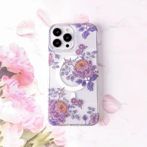 [CH052660] 【COACH】 iPhone 15 Pro Max MagSafe 精品手機殼-牡丹