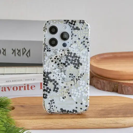 [KS052484] 【Kate Spade】 iPhone 15 Pro MagSafe 精品手機殼-神秘叢林
