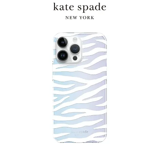 [KSIPH-224-ZBWT] 【Kate Spade】 iPhone 14 Plus 精品手機殼-動感斑紋