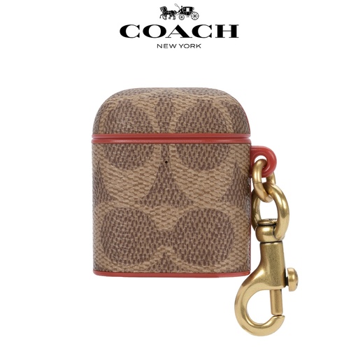 [CAP-003-SCK] COACH AirPods 1/2代 保護殼/套-經典棕