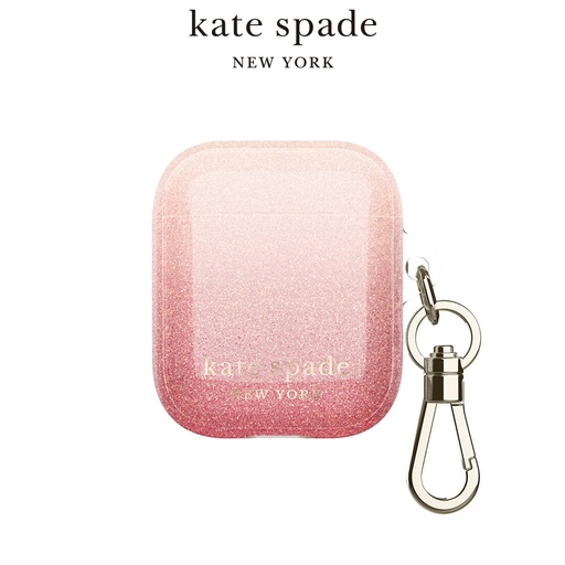 [KSAP-001-SNSET] 【Kate Spade】 AirPods 1/2代保護套-漸層紅